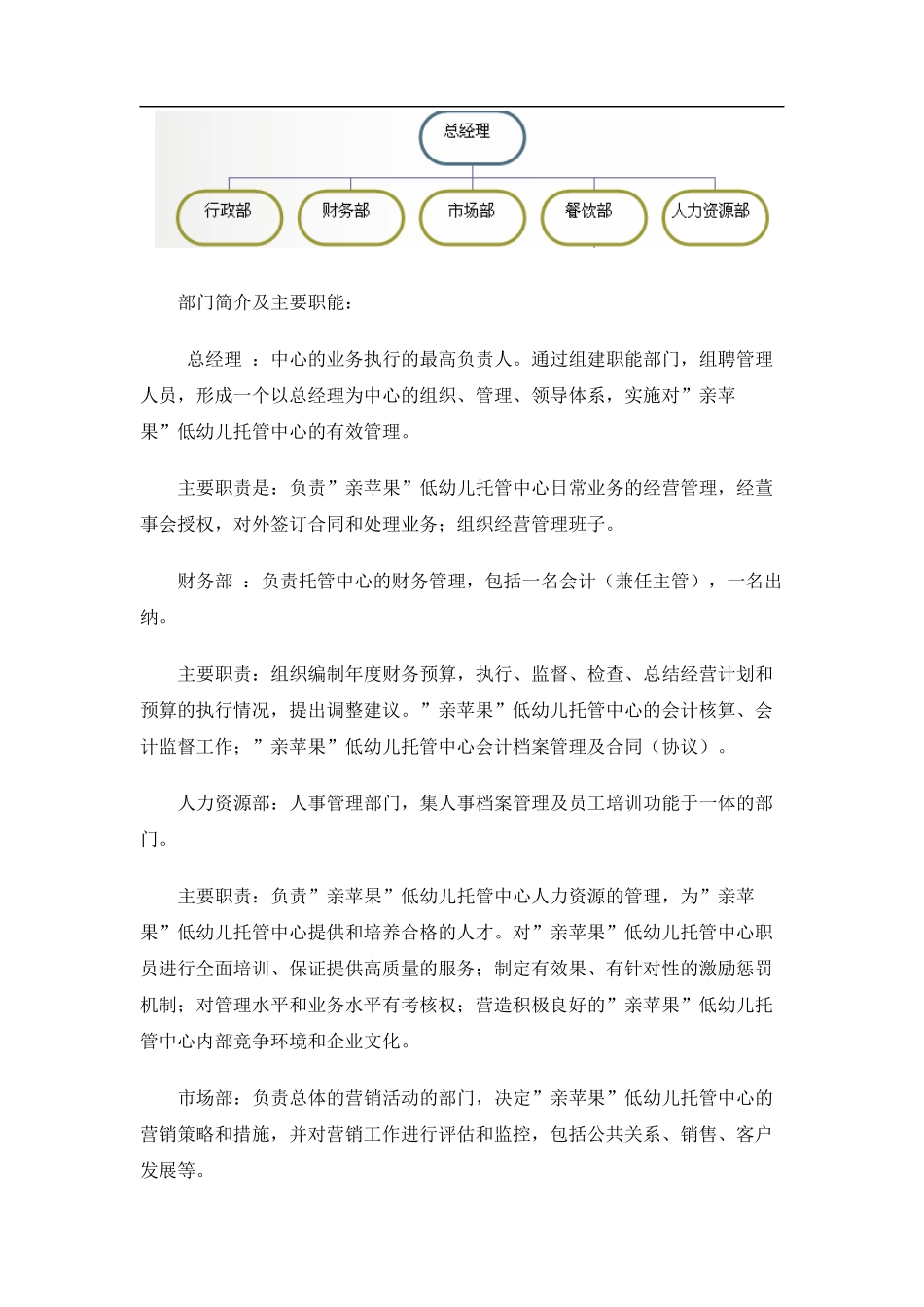 我的创业计划书之幼儿托管中心_第2页