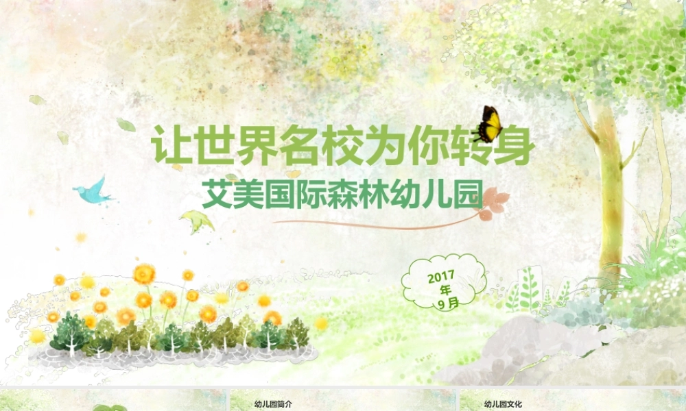 幼儿园股权投资项目