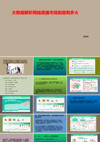 网络直播PPT