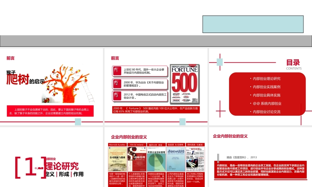 huawei内部创业计划书