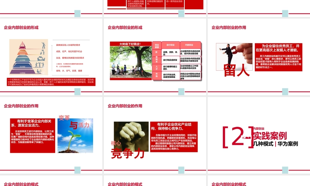 huawei内部创业计划书