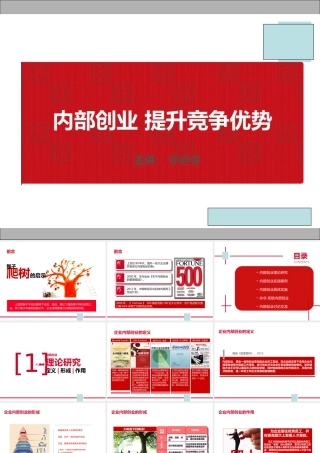 华为内部创业计划书