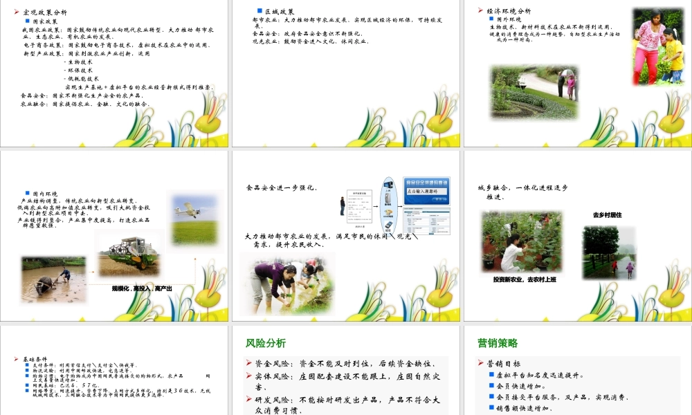 快乐农场-可行性分析