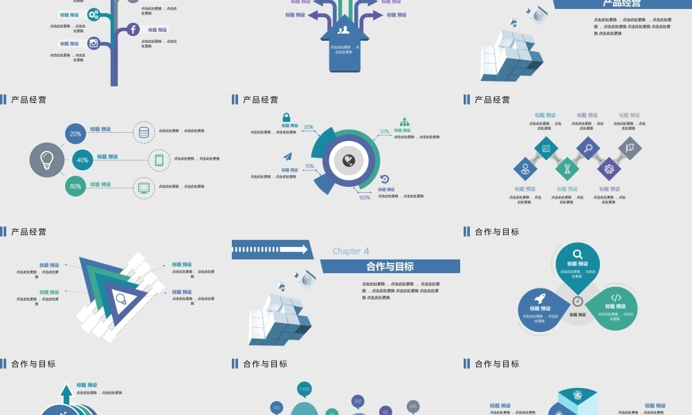 网络科技商业计划书经典大气PPT模板