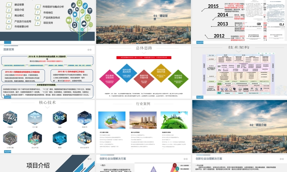 智慧城市商业计划书