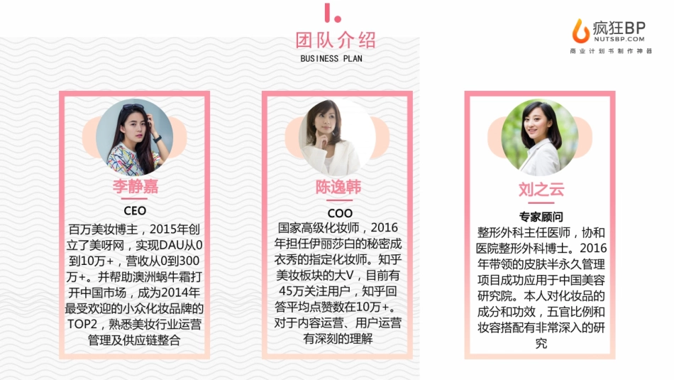 美妆社区APP商业计划书模板——疯狂BP_第2页