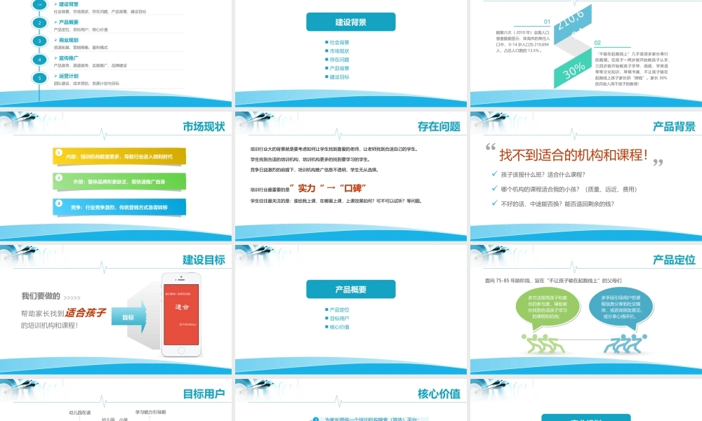 培训类APP运营计划书