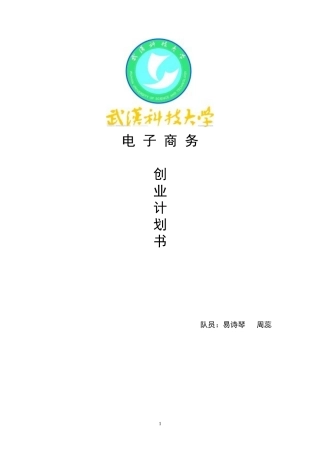 “乐淘淘”电子商务策划书