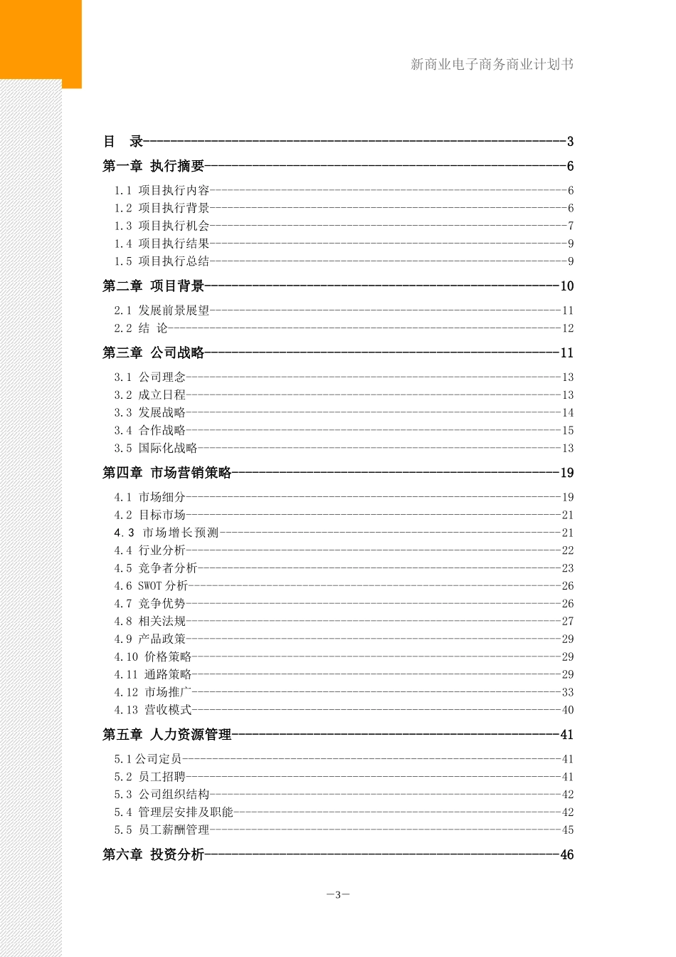 B2C电子商务商业计划书_第3页