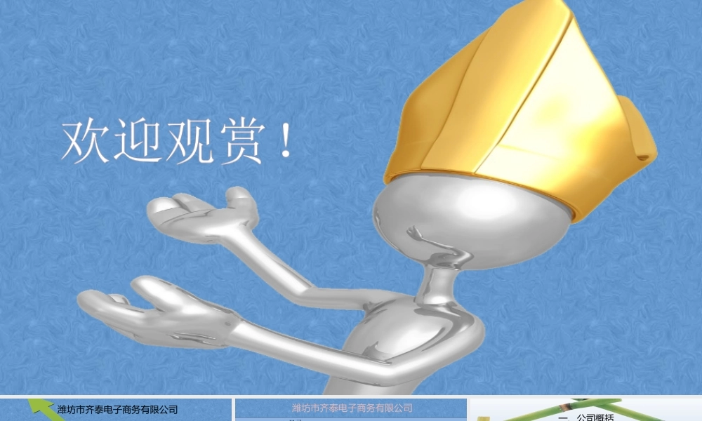 创业计划书路演