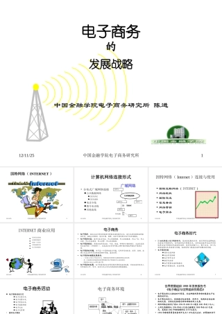 电子商务的发展战略