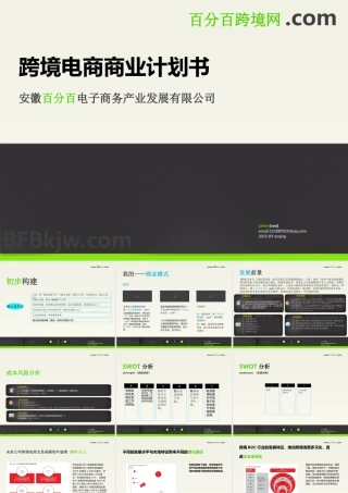 跨境电商商业计划书