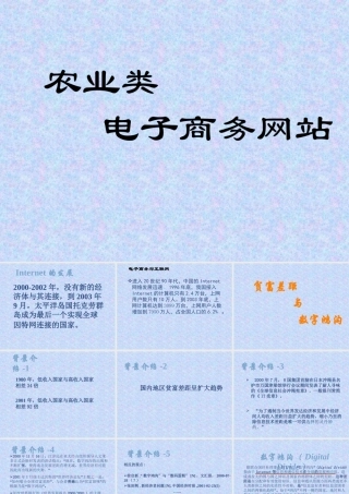 农业类电子商务网站