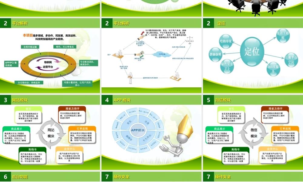 生鲜商城平台商业计划书