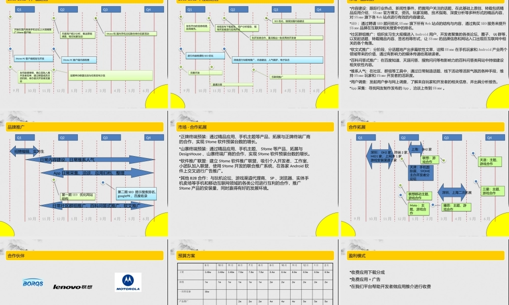 创业计划书---移动互联网