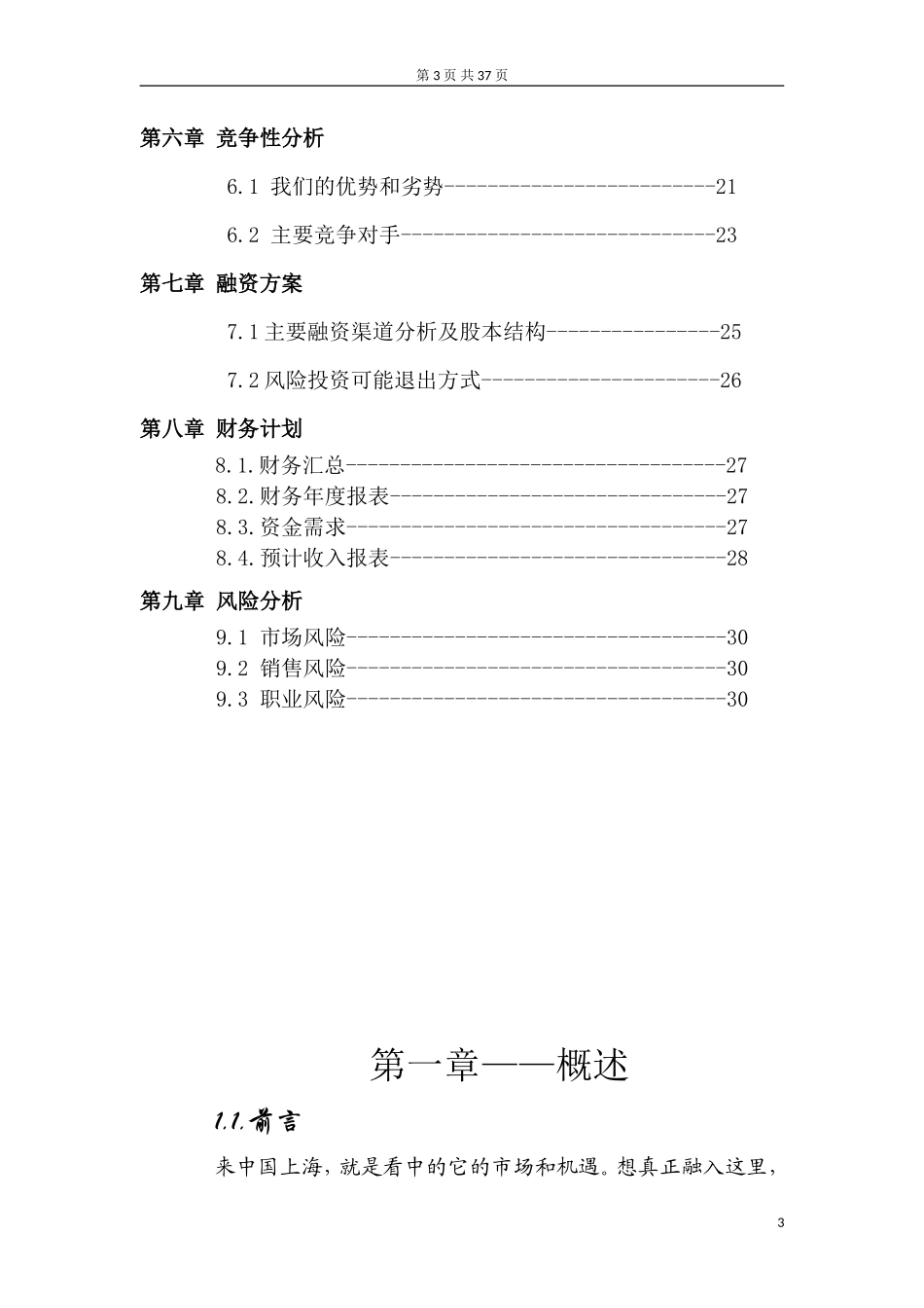 对外汉语家教平台创业计划书_第3页