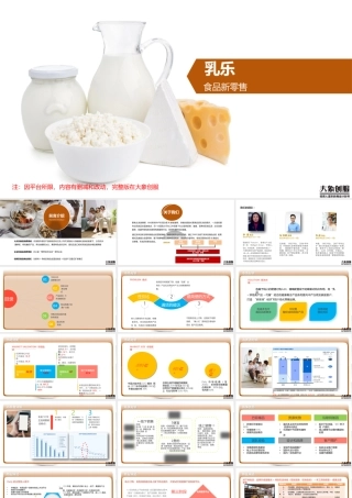 互联网绿色食品新零售商业计划书模板