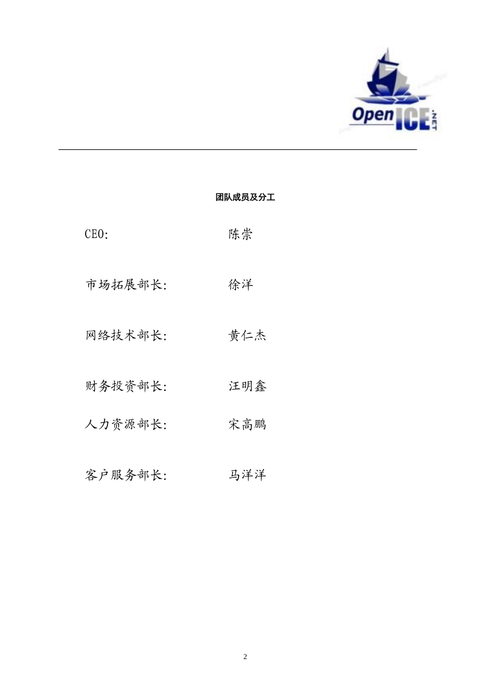 网络信息服务公司创业计划书_第2页