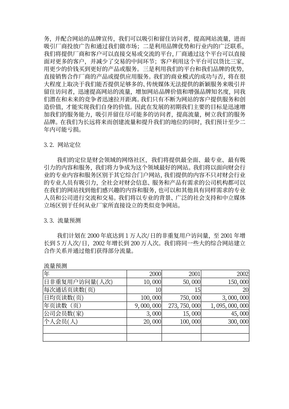 中国财会网商业计划书_第2页