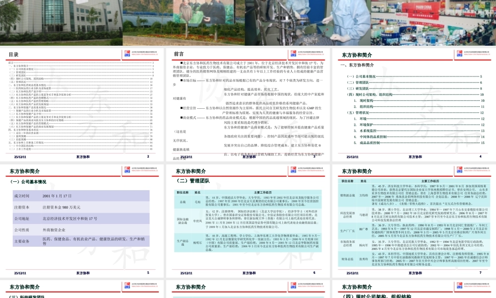 创业文档-医药类BP