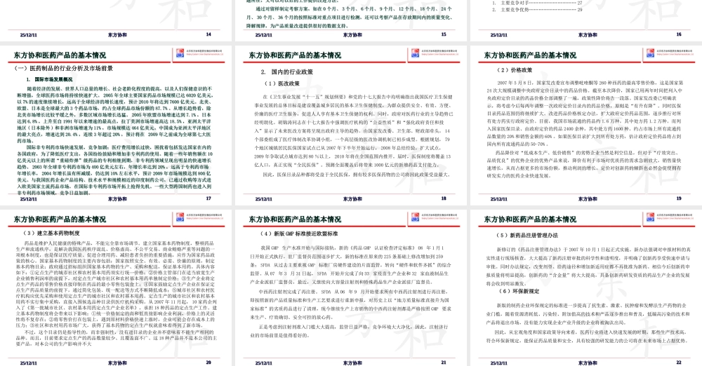 创业文档-医药类BP