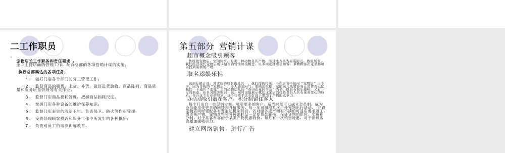 宠物创业计划书-演示文稿