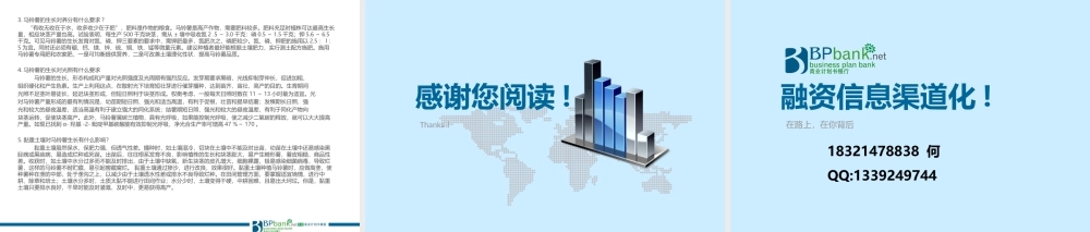 绿色农业种植3000亩马铃薯基地商业计划书