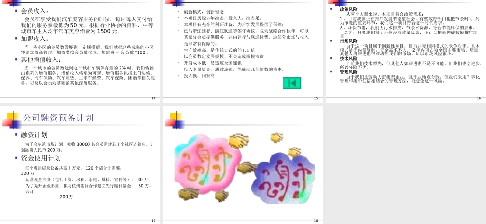 汽车美容创业ppt