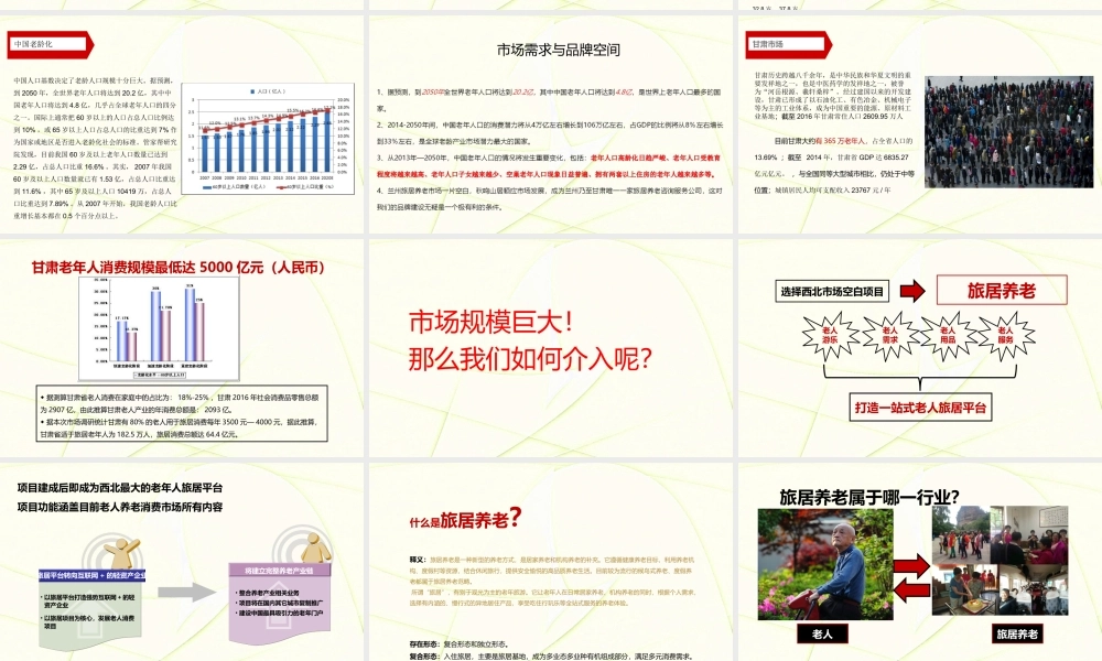 旅居养老商业计划书