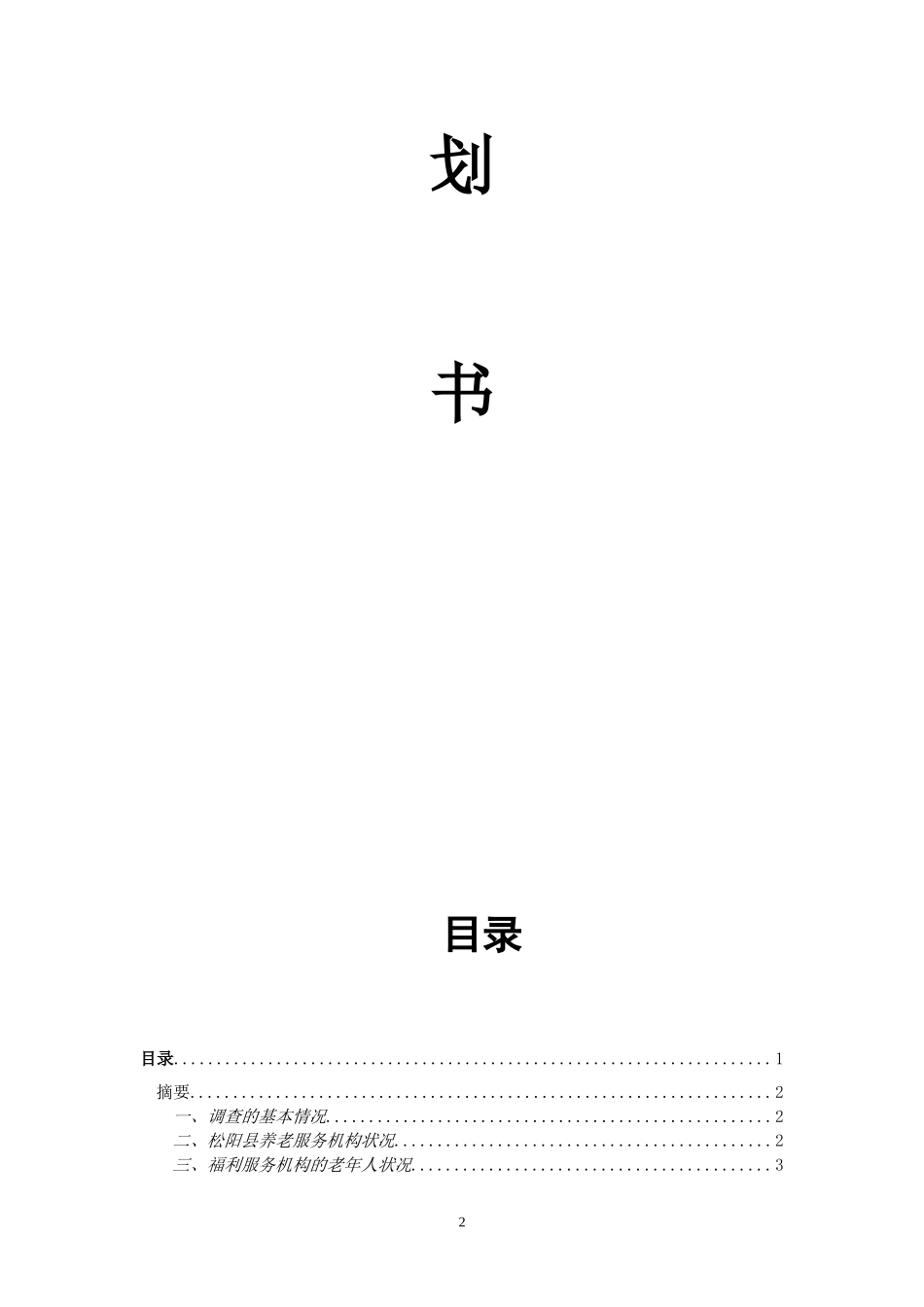 松阳县养老院商业计划书_第2页