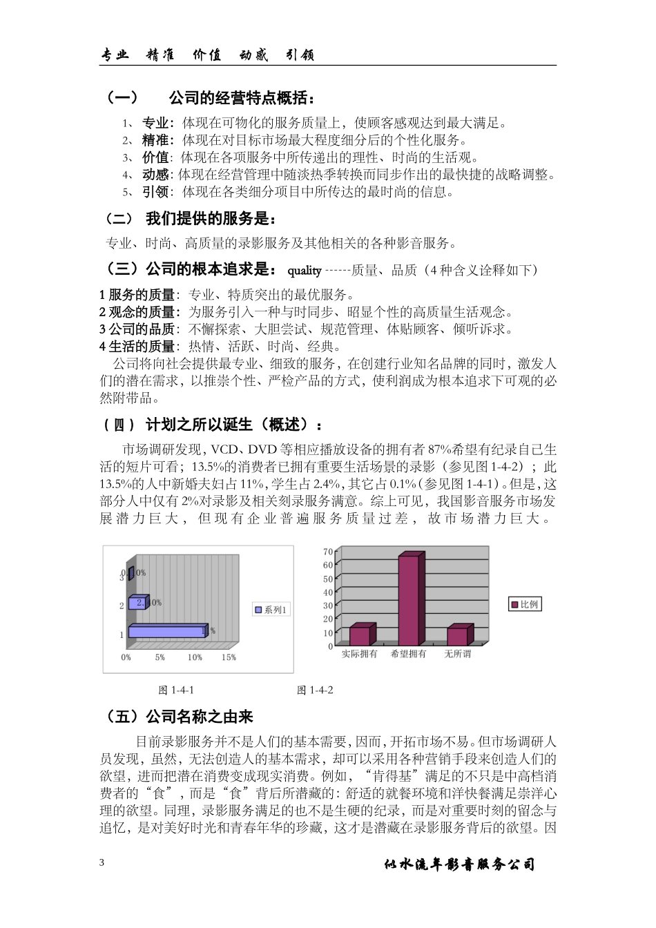 似水流年影音公司商业计划书_第3页