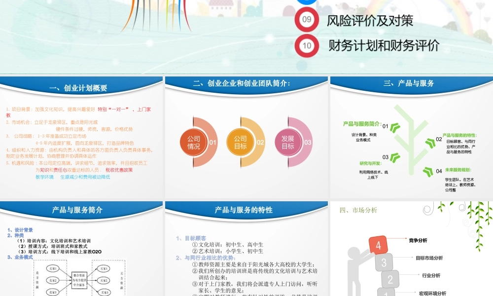 家教公司创业计划书