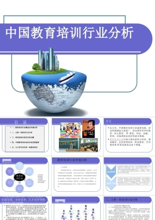 中国教育培训行业分析