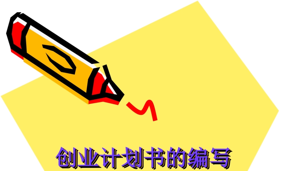 大学生创业项目计划书范文