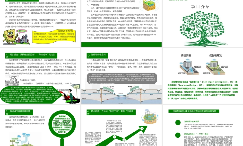 海绵城市项目创业计划书