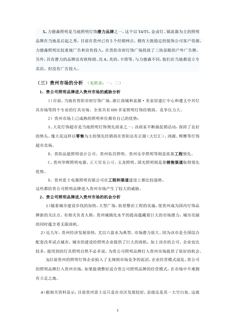 照明设备商业计划书_第3页
