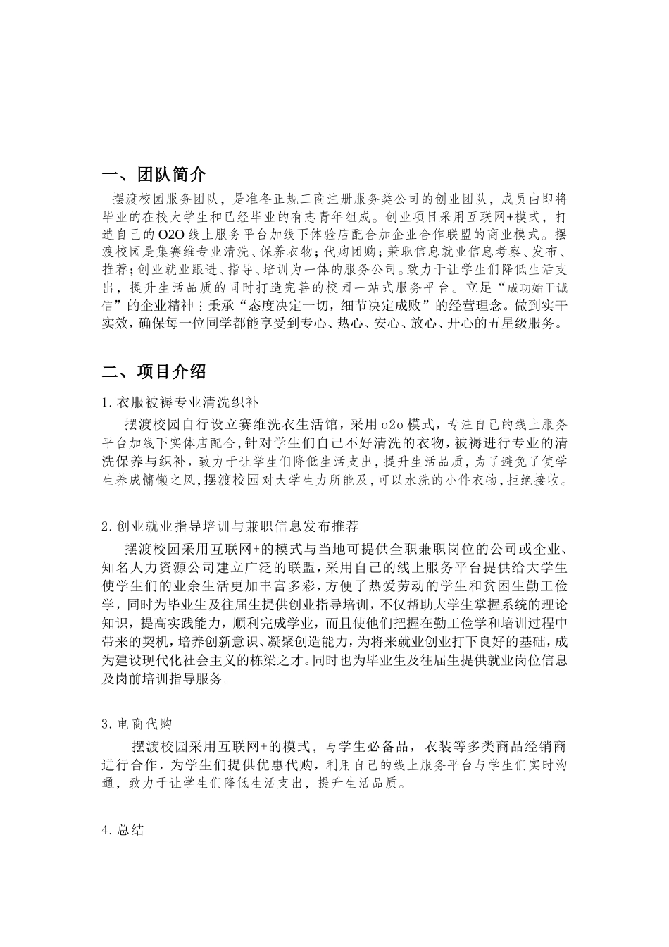 泰山金融·创业计划书_第2页