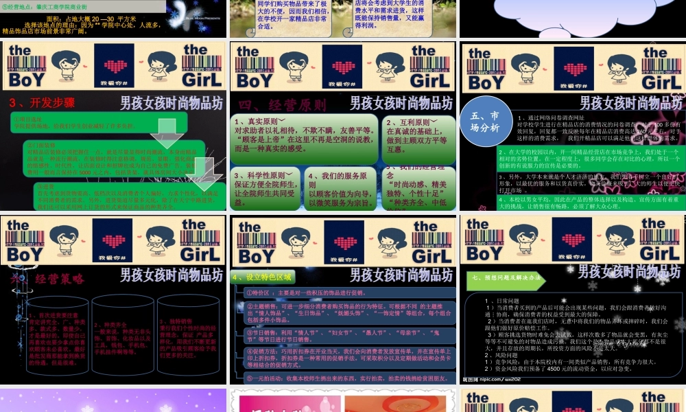 饰品店创业策划书