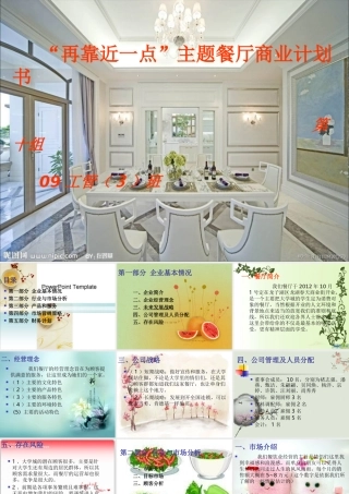 餐厅商业计划书