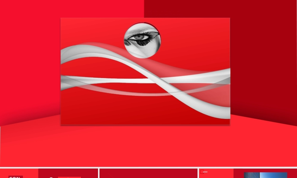 适合唇膏化妆品公司与产品介绍招商计划书红色高端ppt模板