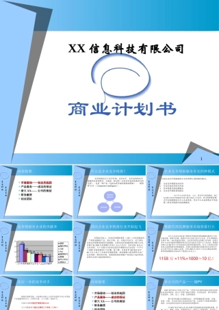 ××信息科技有限公司商业计划书