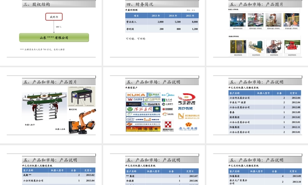 机器人项目商业计划书-(1)