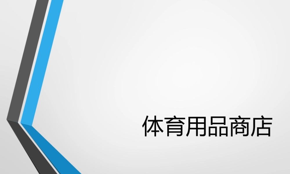 体育用品创业策划书