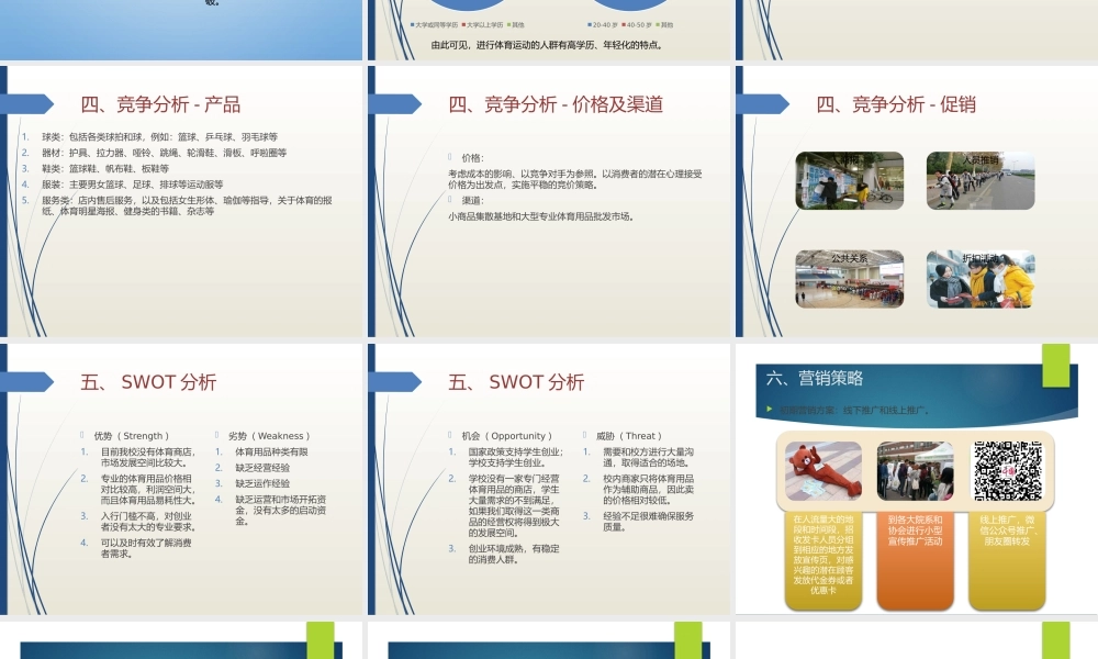 体育用品创业策划书