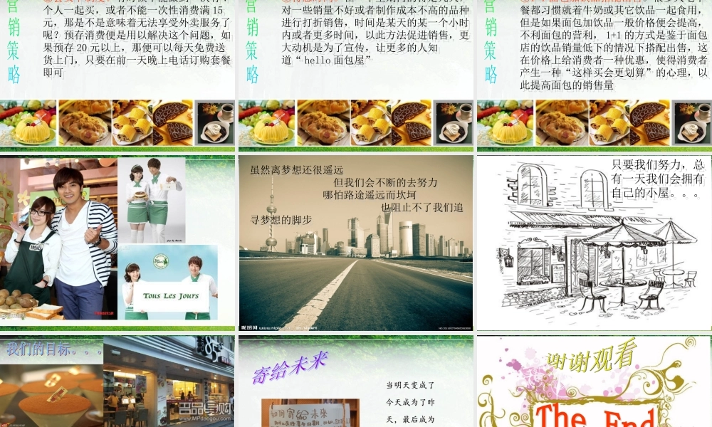 面包店开店策划