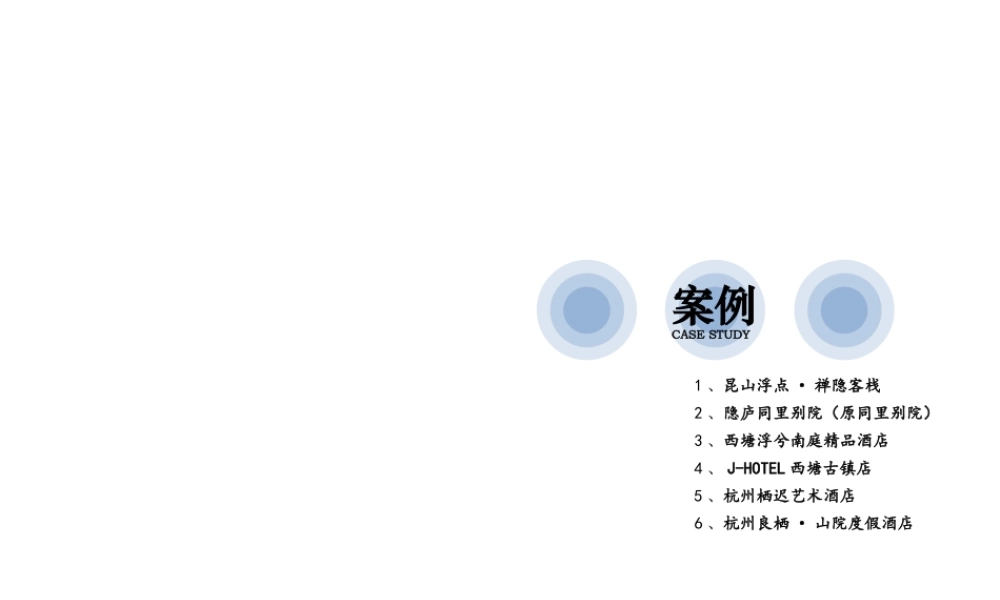 国内优秀民宿案例