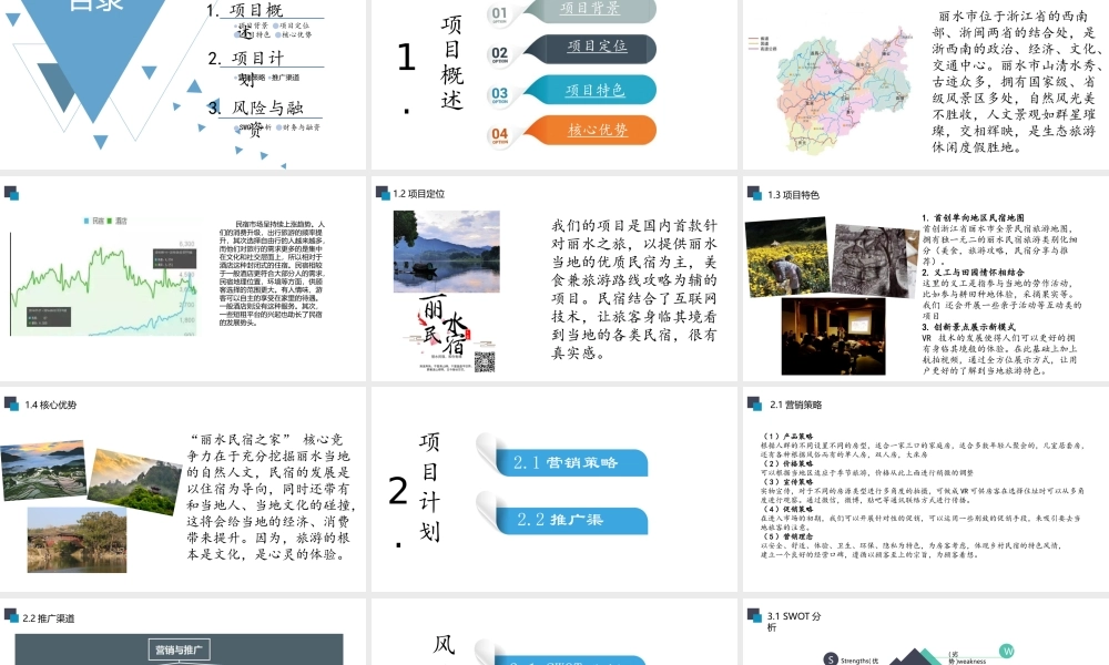 丽水民宿之家创业项目