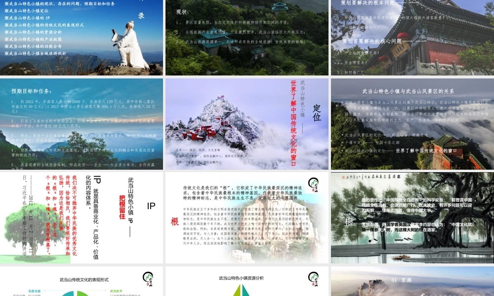 商业策划-——-武当山特色小镇
