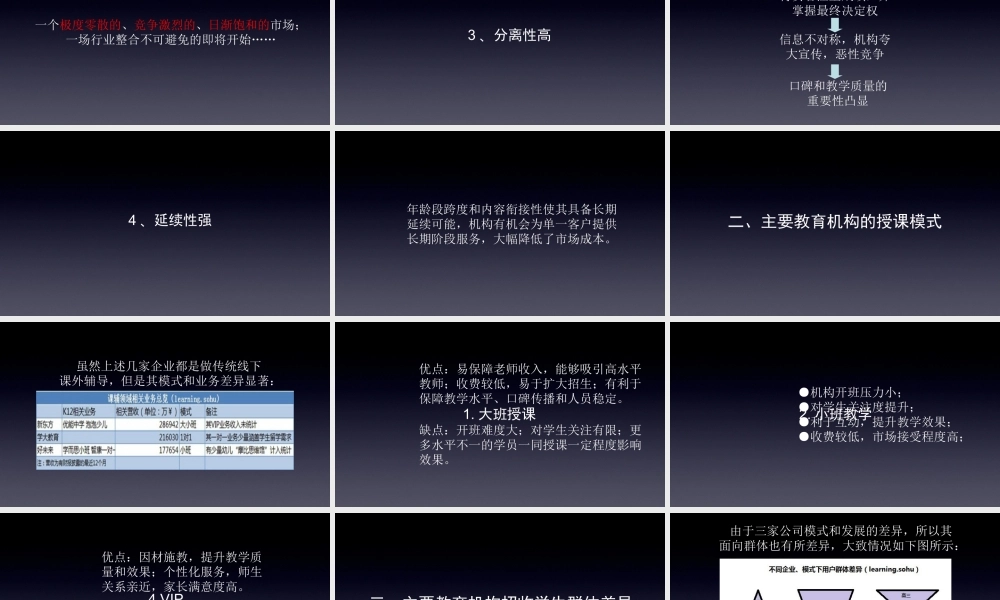 中国K12教育培训行业现状及走向.精讲